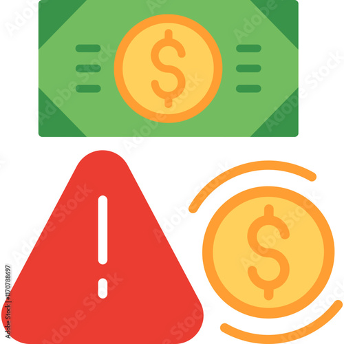 Financial Risk Icon