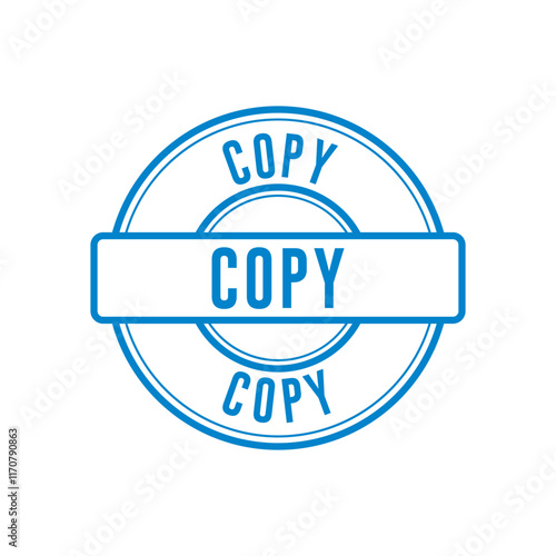 Copy Rubber stamp icon vector design templates simple and modern concept, isolated on white background