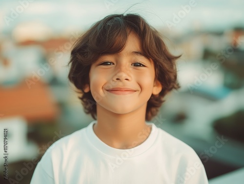 Portrait of a Smiling Boy