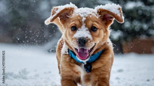 Puppy’s First Snow A clumsy puppy discovers snow for the first time and hilariously tumbles while chasing snowflakes.