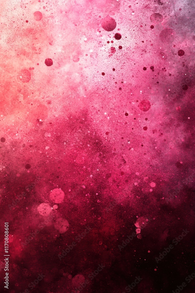 Pink and red background with a lot of dots
