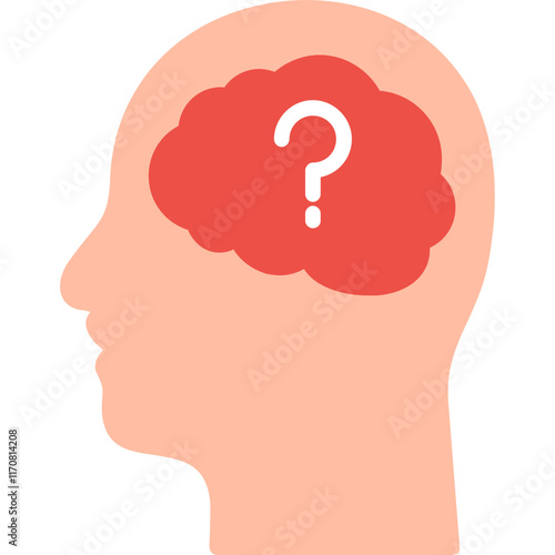 Obraz na płótnie Mental Disorder Icon