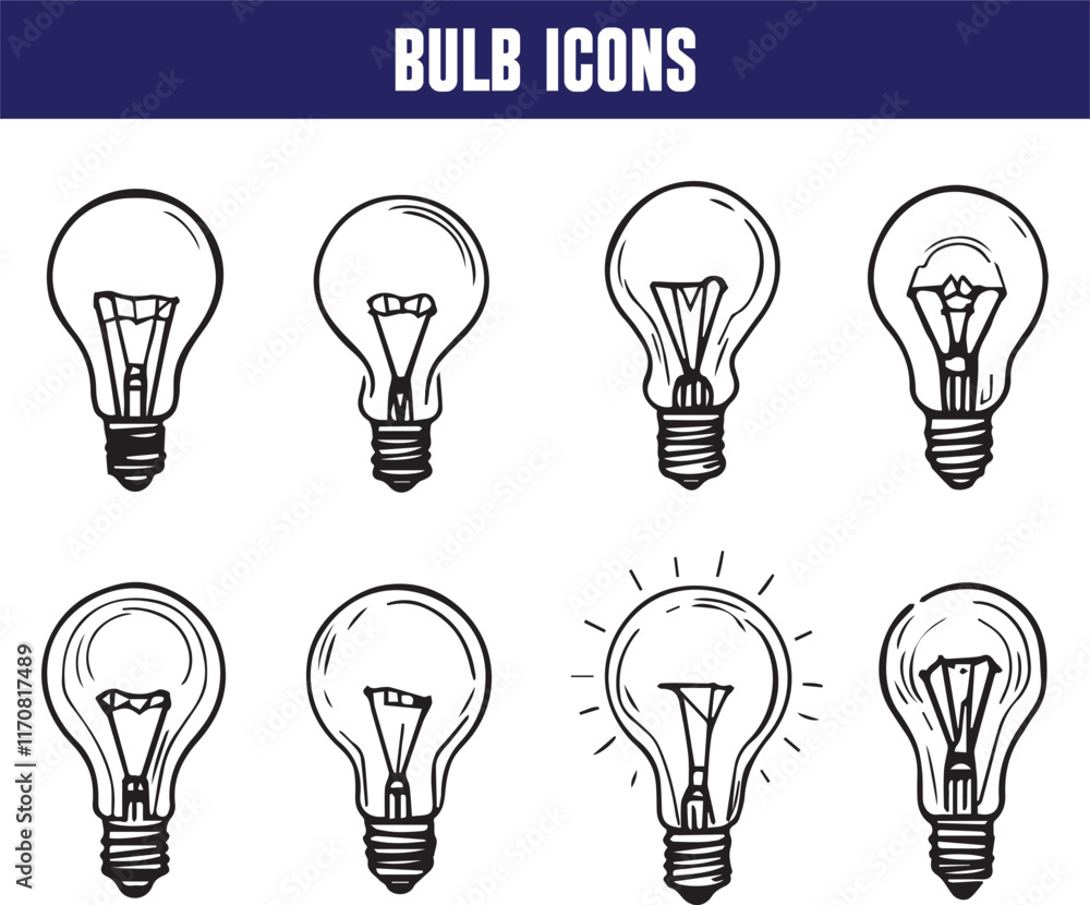 Lamp icon set. Light bulb icon vector. idea symbol.
Lamp icon set. Light bulb icon vector. idea symbol.