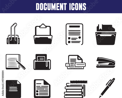 Document related education icons