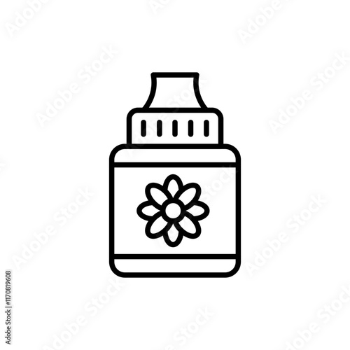 Vape liquid outline icons, minimalist vector illustration ,simple transparent graphic element .Isolated on white background