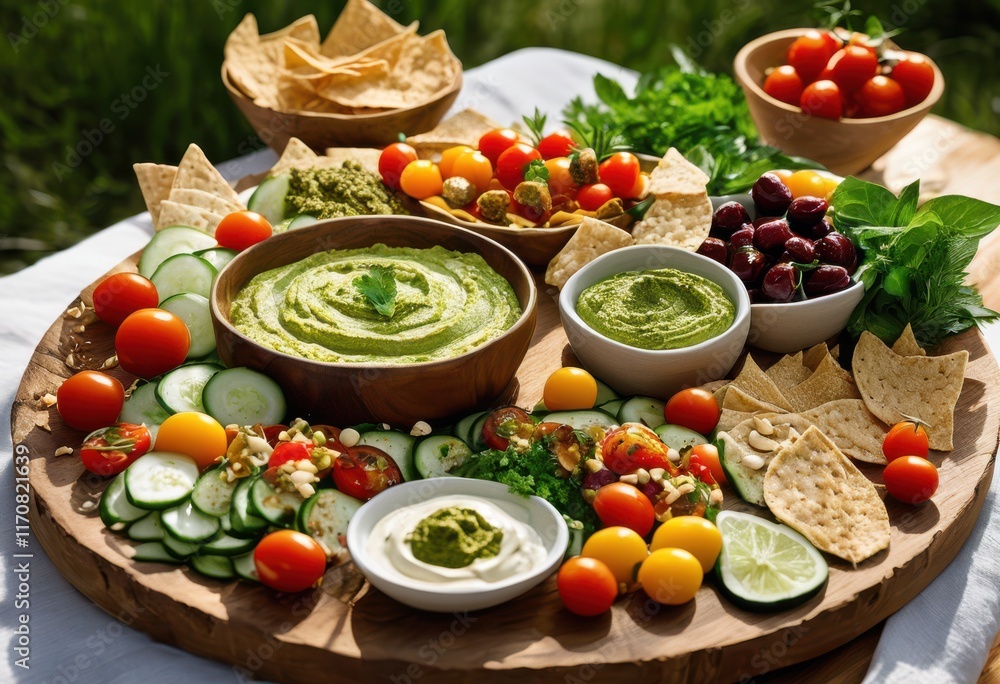 vibrant mezze platter display tantalizing assortment fresh ingredients perfect gatherings culinary delights, appetizer, dish, arrangement, colorful vibrant mezze platter display tantalizing assortment fresh ingredients perfect gatherings culinary delights, appetizer, dish, arrangement, colorful