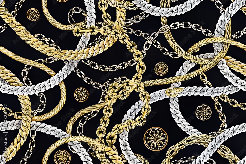 Seamless Pattern Abstract gold lece for Background, Wallpaper, Textile, Fabric. Seamless Pattern Abstract gold lece for Background, Wallpaper, Textile, Fabric.