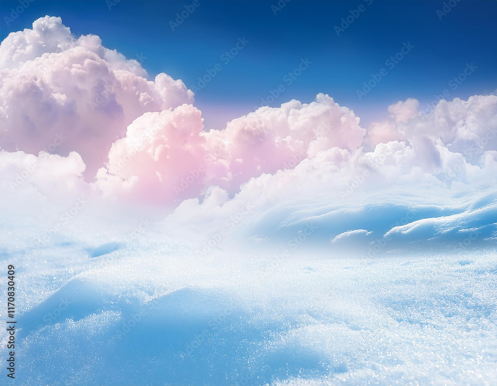 Angelic heaven clouds vector design background. Angelic heaven clouds vector design background.