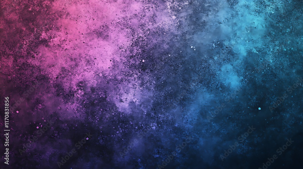Obraz premium gradient iridescent texture with halftone dots and grain effect