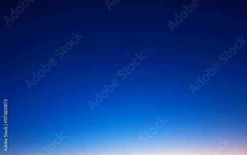 Deep blue twilight sky gradient.