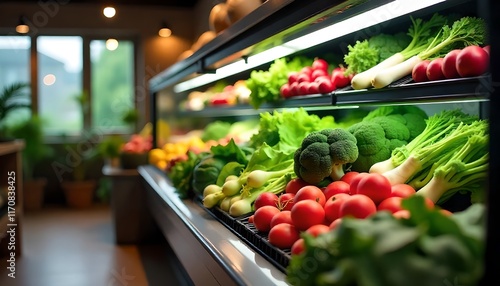 supermarket selling fruit and vegetables