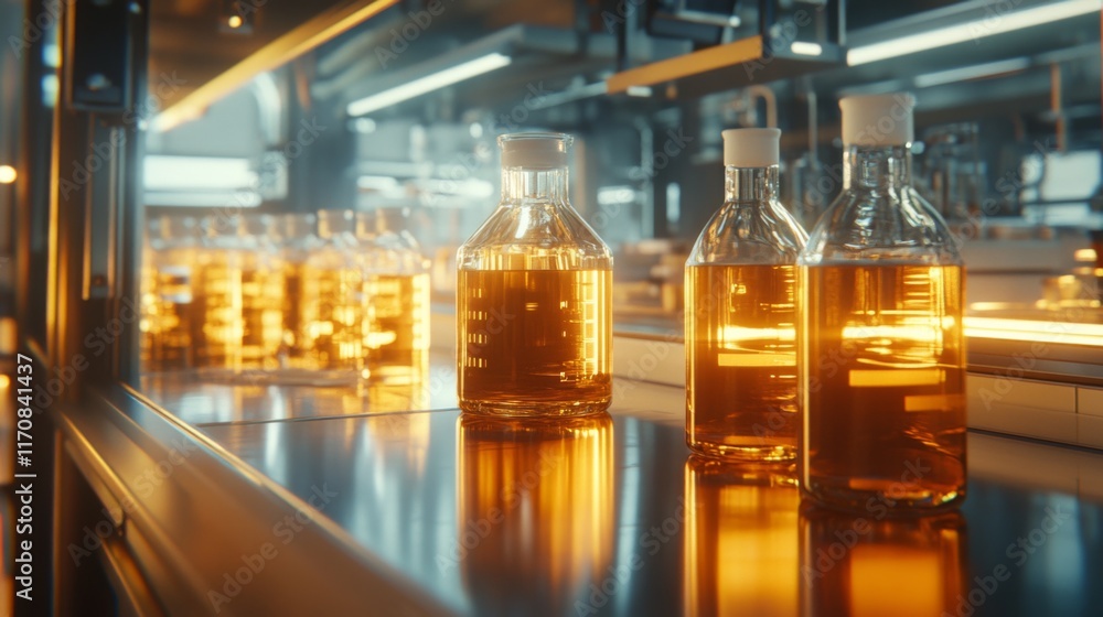 Warm Toned Clinical Research Lab Environment Warm Toned Clinical Research Lab Environment