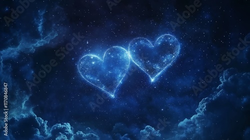 3D Heart Tree with Floating Hearts in Dreamy Valentine's Style photo