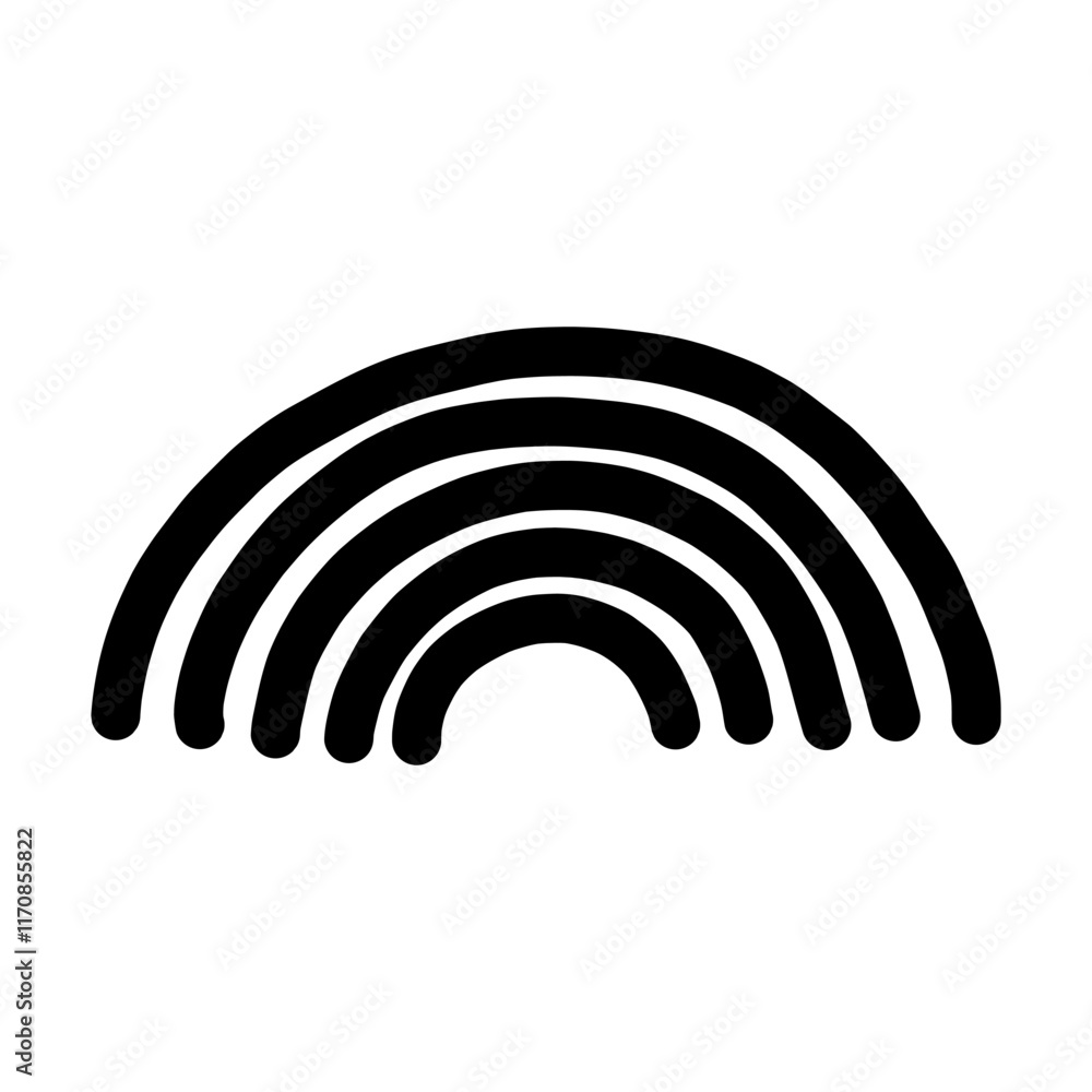 Rainbow icon vector. Bow illustration sign. Iris symbol or logo. Rainbow icon vector. Bow illustration sign. Iris symbol or logo.