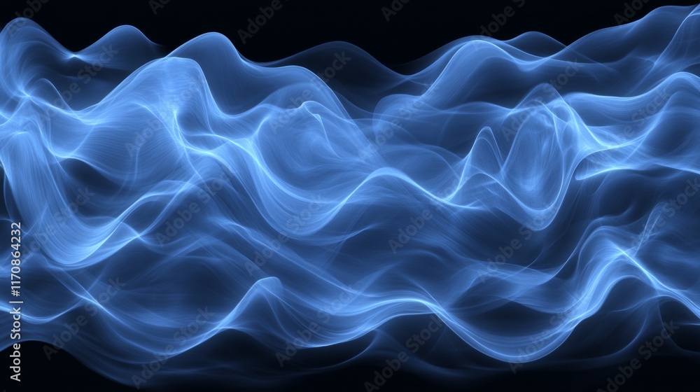 Abstract Flow of Light in Dim Background Abstract Flow of Light in Dim Background
