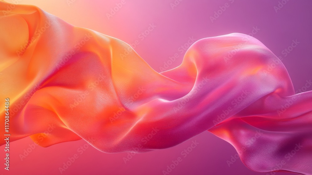 Obraz premium Abstract Interface Design with Bright Light and Color Flow