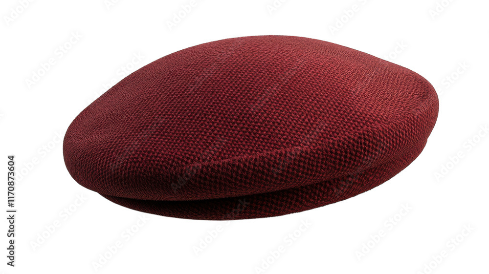 A Wool Beret Hat on a Transparent Background Perfect for Fashion and Accessories Designs. A Wool Beret Hat on a Transparent Background Perfect for Fashion and Accessories Designs.