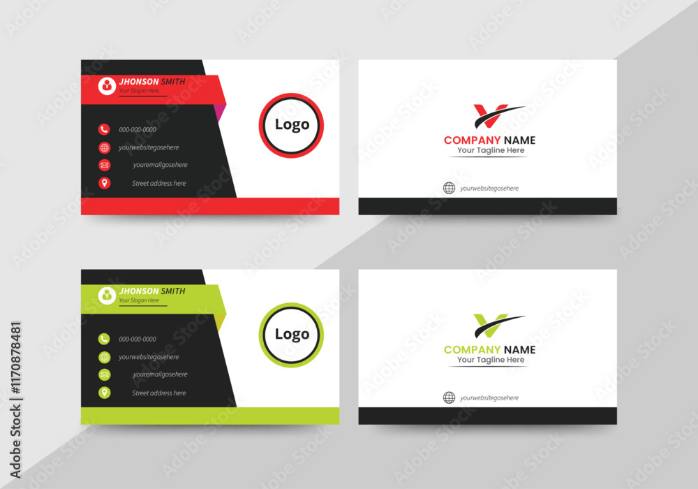 Corporate Business Card Design Template Corporate Business Card Design Template