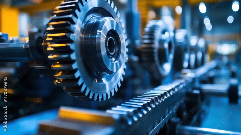 A vibrant and dynamic industrial environment, with large machines and rotating gears working together to generate creative energy. A vibrant and dynamic industrial environment, with large machines and rotating gears working together to generate creative energy.