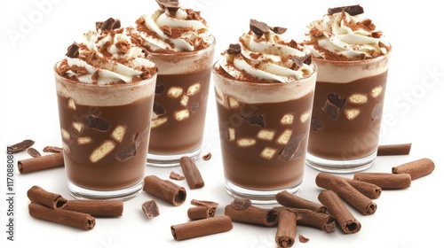 Artistic Chocolate Creations with Fresh Ingredients