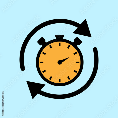 time icon vectors illustration