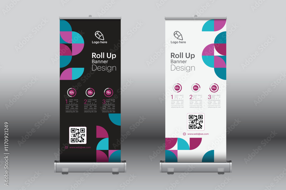 roll up baner design template
