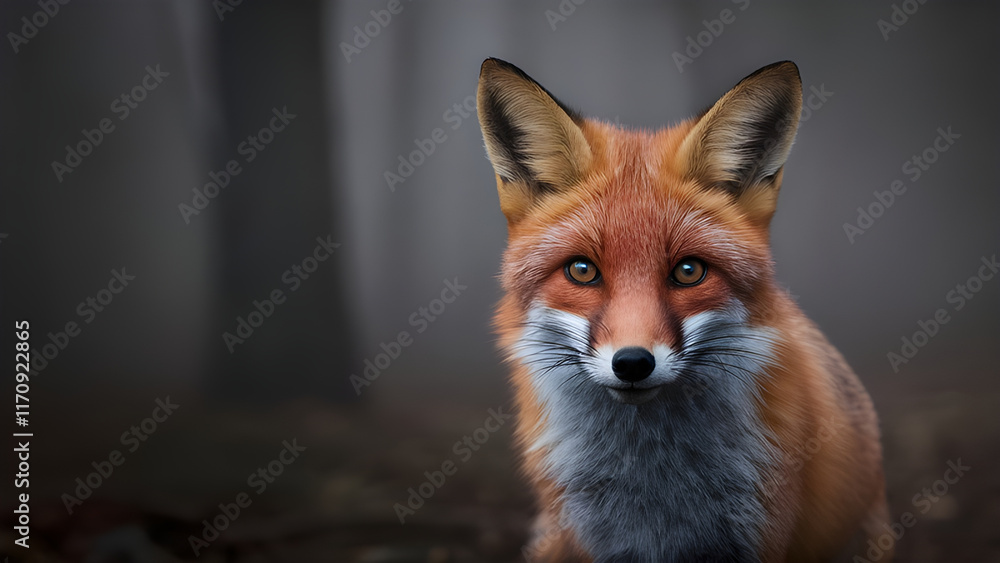 red fox in the wild. red fox in the wild.