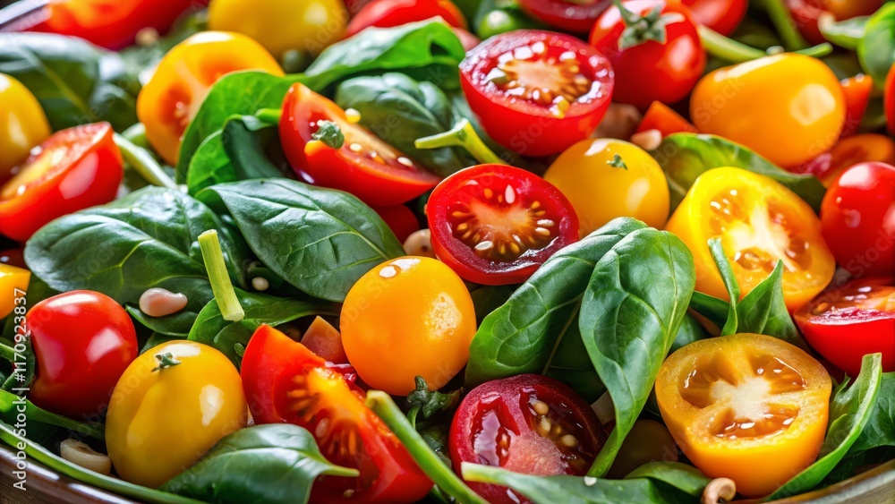 Delicious Traffic Light Salad: Healthy & Vibrant Veggie Bowl Delicious Traffic Light Salad: Healthy & Vibrant Veggie Bowl
