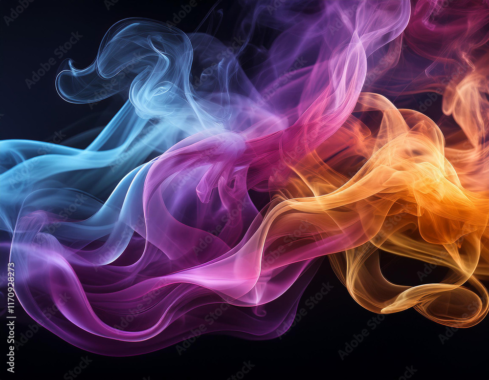 Obraz premium olorful smoke 