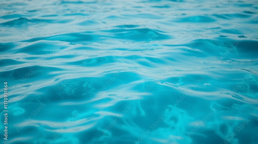 Serene Teal Ocean Water: A Tranquil Abstract Seascape Serene Teal Ocean Water: A Tranquil Abstract Seascape