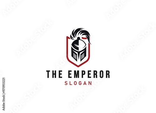 Knight emperor logo design. The emperor logo