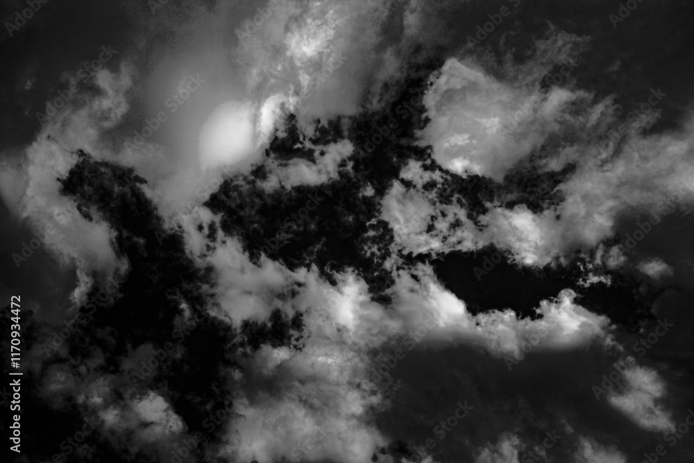 Fototapeta premium 無限の億光年の時間軸を思考