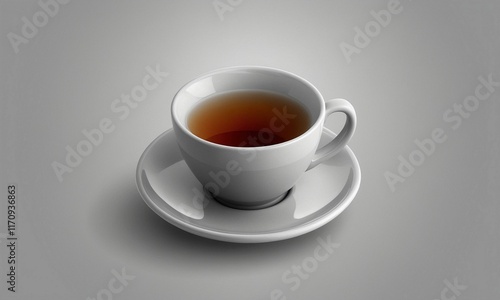 Simple, modern, minimalist, grey, tea, vector, icon, depicting, elegant, sleek, cup, design, isolated, white, background, functional, stylish, artistic, contemporary, symmetrical, aesthetic, monochrom