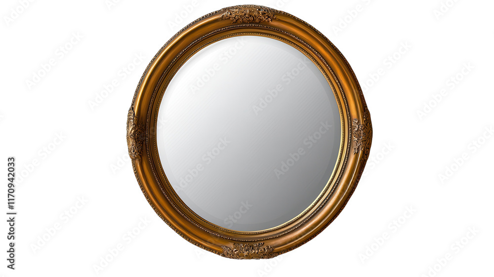 Antique Round Oval Gold Picture Mirror Frame for Elegant Home Decor, Photography Displays, and Vintage Style Enhancements. Antique Round Oval Gold Picture Mirror Frame for Elegant Home Decor, Photography Displays, and Vintage Style Enhancements.