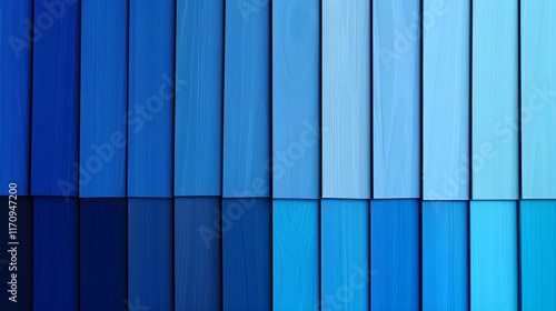 Wallpaper Mural Seamless Transition: A Vivid Gradient Swatch from Deep Indigo to Soft Pastel Blue in Harmonious Tones Torontodigital.ca