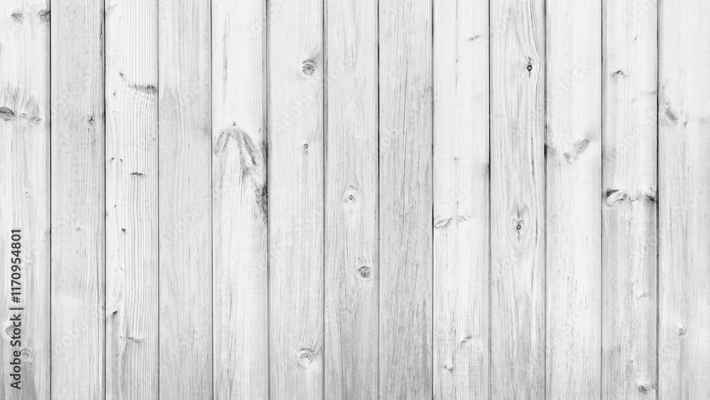 Fototapeta premium White gray wood plank texture surface as background