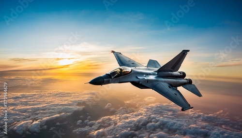 flying fighter jet 