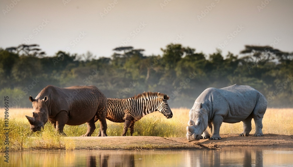 Fototapeta premium savannah animals 