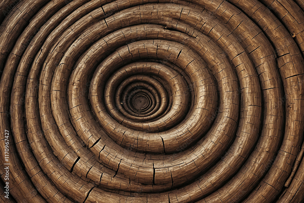 The idea of the passage of time visualized as a tree with rings showing its age The idea of the passage of time visualized as a tree with rings showing its age