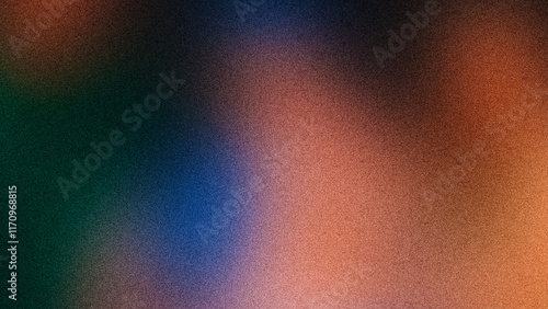 Fundo abstrato desfocado, textura de ruído,  colorido, ilustração arte para banner, cartaz, cartão, fundo de tela, proteção de tela. Azul, preto bege, vermelho photo