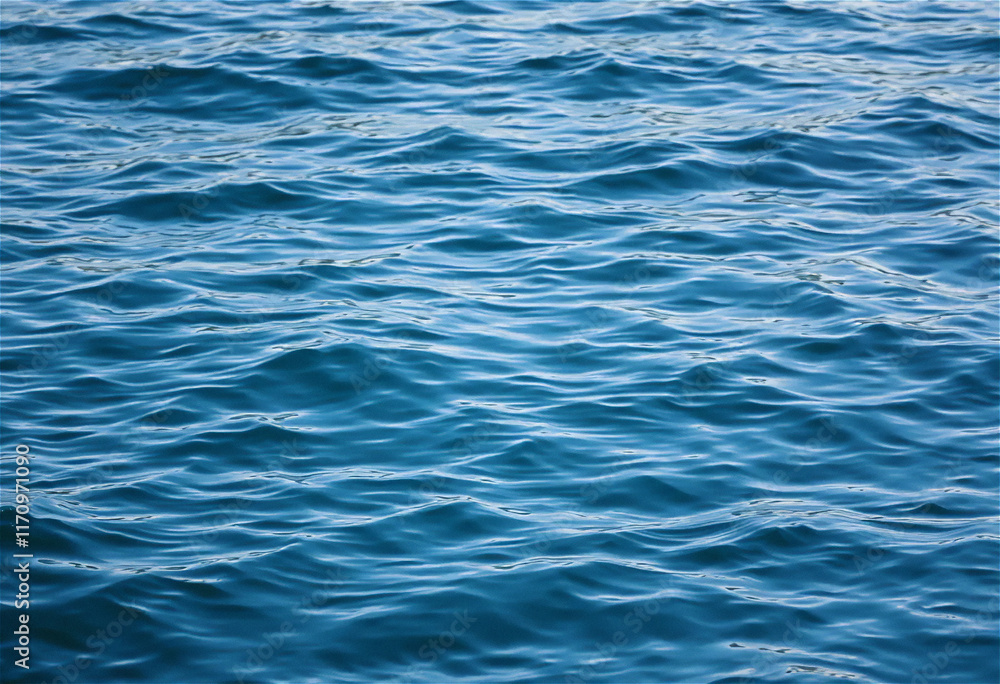 Naklejka premium 바다 호수 물결 패턴 배경 이미지