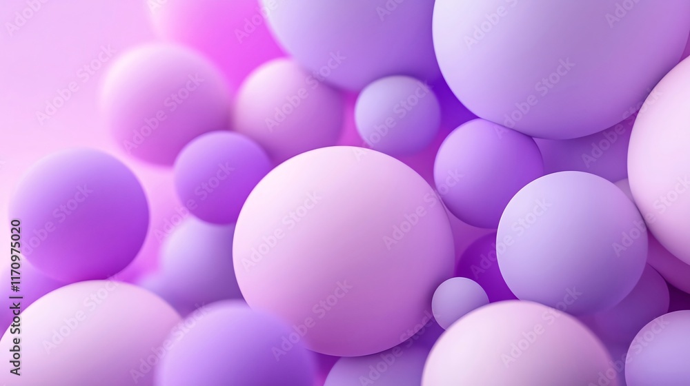 Abstract background of pastel pink and purple spheres. Abstract background of pastel pink and purple spheres.