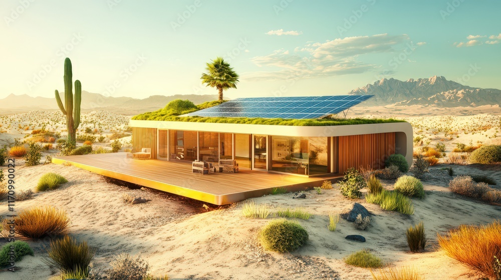 Modern Desert Home Solar Powered Eco Friendly Design Modern Desert Home Solar Powered Eco Friendly Design