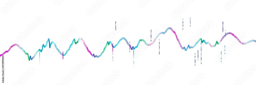 Naklejka premium Business candle stick graph chart of stock market investment trading background