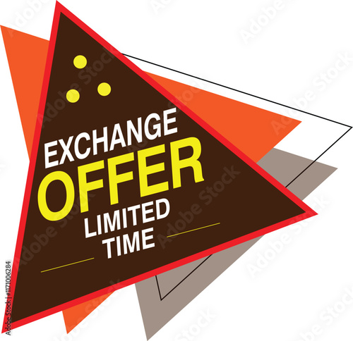 Exchange offer limited time only social media design mega store new old product for new banner design