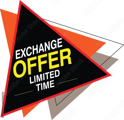 Exchange offer limited time only social media design mega store new old product for new banner design