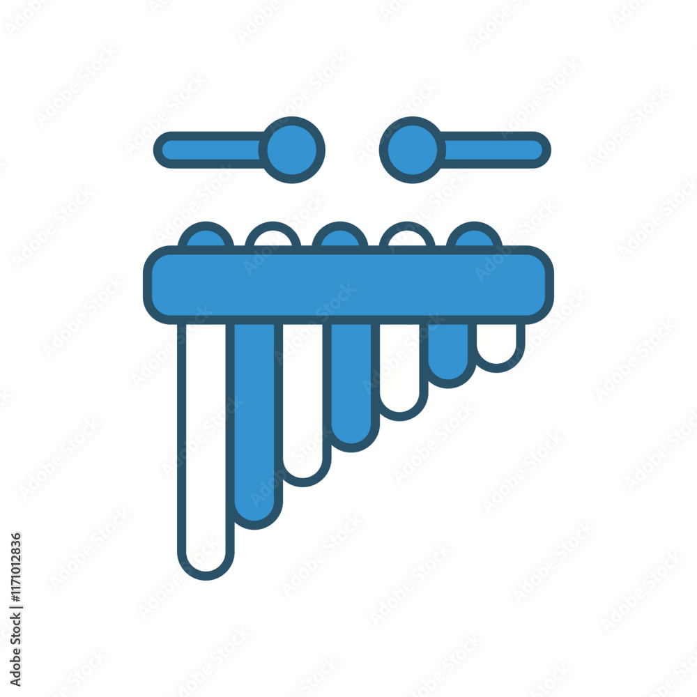 Obraz premium Marimba vector icon