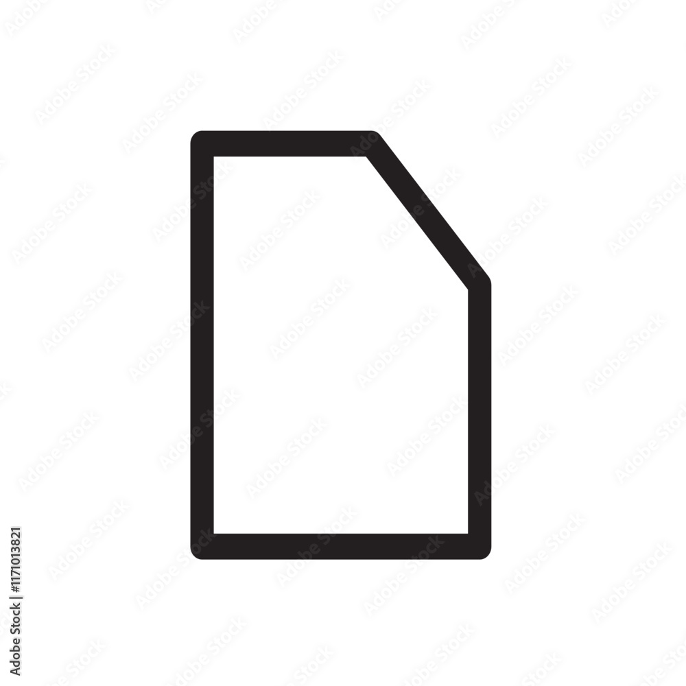 Mobile phone card icon representing a SIM card or mobile network access for phones and devices. Mobile phone card icon representing a SIM card or mobile network access for phones and devices.