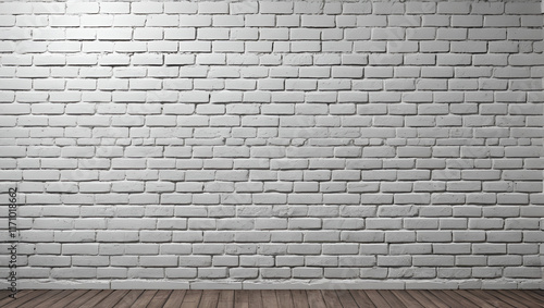 White Grunge Old Brick Wall Background Texture For Home Design photo