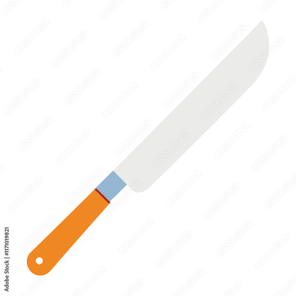 Single White Plastic Knife Vector Illustration - Cartoon Clipart & Line Art Design.eps Single White Plastic Knife Vector Illustration - Cartoon Clipart & Line Art Design.eps